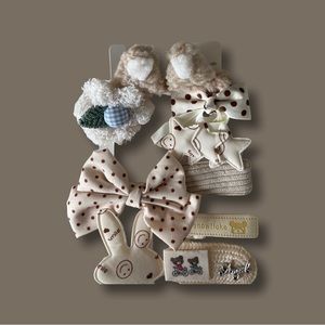 Girl’s Bunny 🐰 TalesUs Hare/smiles hair clips and accessories